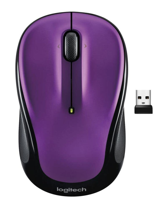 Logitech M325S Wireless Mouse - Violet Color, Compact Design, Model 910-006826