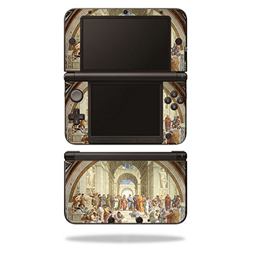 MightySkins Skin Compatible with Nintendo 3DS XL - School of Athens | Protective  Durable  and Unique Vinyl Decal wrap Cover | Easy to Apply  Remove  and Change Styles | Made in The USA