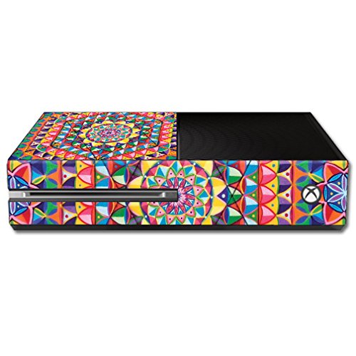 MightySkins Skin Compatible with Microsoft Xbox One - Rainbow Kaleidoscope | Protective, Durable, and Unique Vinyl Decal wrap Co