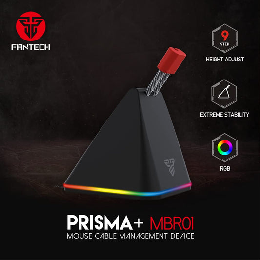 FANTECH RGB Gaming Mouse Bungee - Cable Management Device for Esports, Black