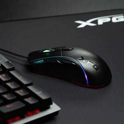 ADATA XPG Primer Gaming Mouse - Optical - 12000 DPI - USB Type A - Black - Model PRIMER-BKCWW