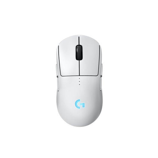Logitech G PRO 2 Wireless Gaming Mouse - 44K DPI, USB-C, Customizable Side Buttons, White, Right/Left-Handed, Model 910-007290