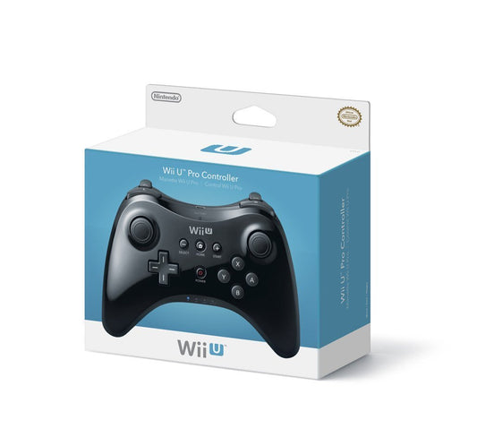 Nintendo Wii U Pro Controller - Black (refurbished)