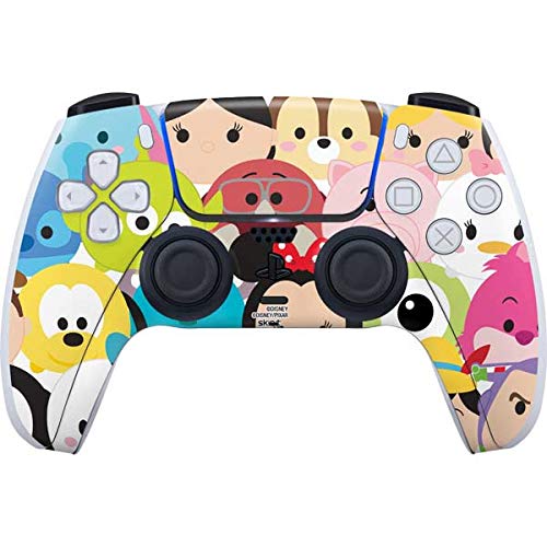 Skinit Decal Gaming Skin Compatible with PS5 Controller - Officially Licensed Disney Tsum Tsum Close up Characters Design