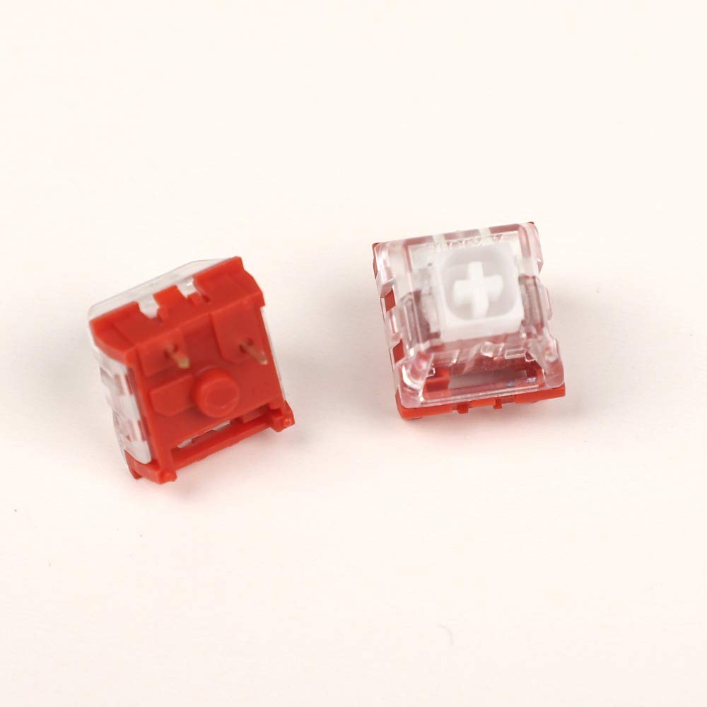 YMDK Kailh Pro Box Red 35g SMD RGB MX Switches - 90 pcs Dustproof, IP56 Waterproof for Mechanical Gaming Keyboards
