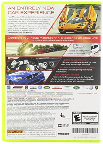 Microsoft Studios Forza Motorsport 4 Essentials Edition - E3H-00203