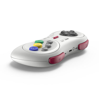 8Bitdo M30 Wireless Bluetooth Controller for Switch, PC, Mac, Android - Retro Gamepad in White