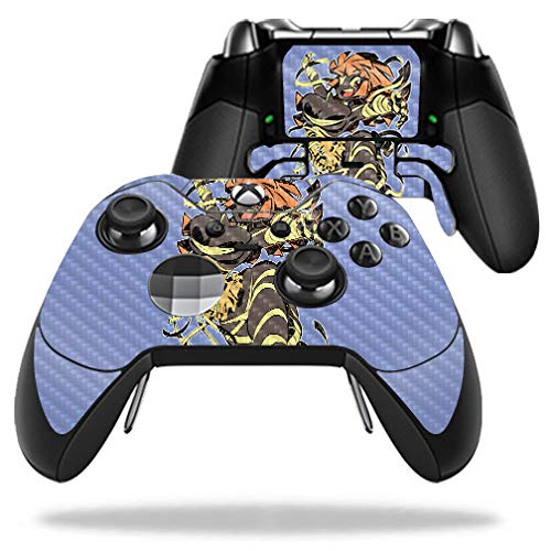 MightySkins Carbon Fiber Skin for Microsoft Xbox One Elite Controller - Mummy | Protective  Durable Textured Carbon Fiber Finish | Easy to Apply  Remove  and Change Styles | Made in The USA