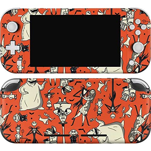 Skinit Decal Gaming Skin Compatible with Nintendo Switch Lite - Officially Licensed Disney The Nightmare Before Christmas Character Pattern Print Design