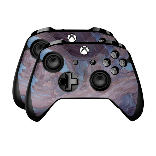Skin Compatible with Microsoft Xbox One Controller (2 Pack) - Monsoon - Premium 3M Vinyl Protective Wrap Decal Cover - Easy to Apply | Crafted in The USA by MightySkins