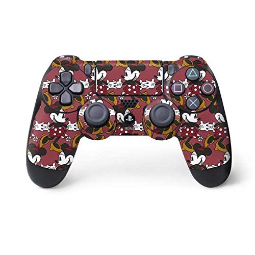 Skinit Decal Gaming Skin Compatible with PS4 Controller - Officially Licensed Disney Minnie Mouse Dancing Pattern Design