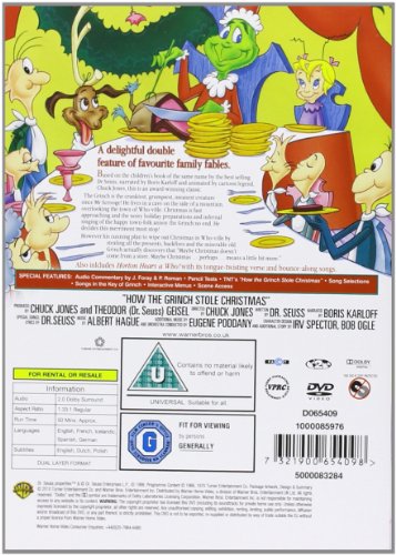 Warner Brothers How the Grinch Stole Christmas! - Classic Holiday Movie, Model 7321900654098