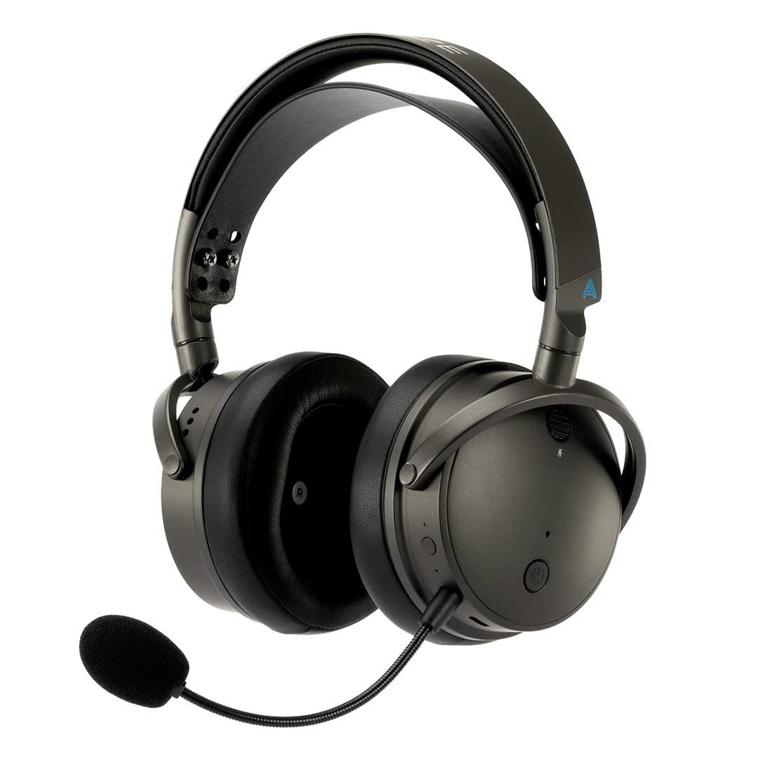 Audeze Maxwell Wireless Gaming Headset - Dark Gray, Medium Size, Compatible with PlayStation, Mac, PC, and Switch, Model 208-MW-1120-01