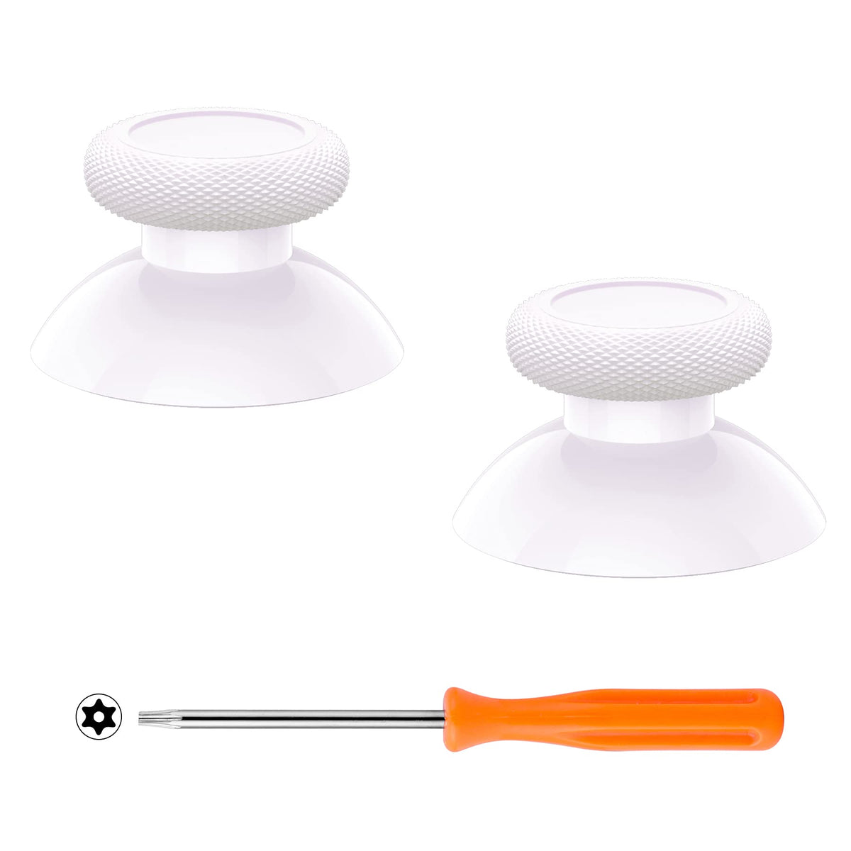 eXtremeRate Replacement Thumbsticks for Xbox Series X & S Controller  Joysticks Repair Kit for Xbox Wireless Controller  Custom Analog Stick Buttons for Xbox One S/X/fine design Controller - White