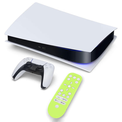 GEEKRIA PS5 Remote Cover Skin Silicone Case - Shock-Absorption, Washable, Green, Model YXZ20-04