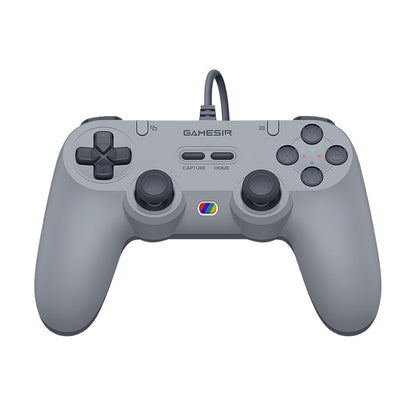 GameSir Wired Game Controller for Switch, Android, iOS, PC - Retro Gray, Model: GameSir-T3 Lite, Hall Effect Sticks, Dual Rumble Motors