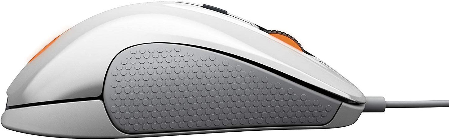 SteelSeries Rival 300 Optical Gaming Mouse - White, Model 62354