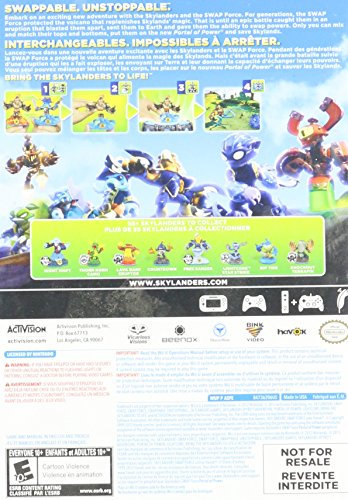 ACTIVISION Wii U Skylanders Swap Force Game - Model M1.11/F02-WiiU