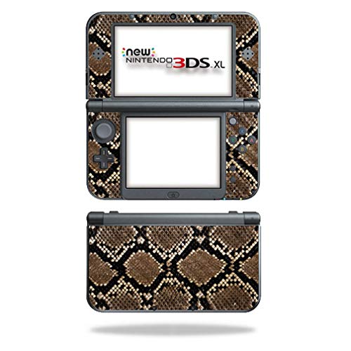 MightySkins Carbon Fiber Skin for Nintendo New 3DS XL (2015) - Rattler | Protective  Durable Textured Carbon Fiber Finish | Easy to Apply  Remove  and Change Styles | Made in The USA