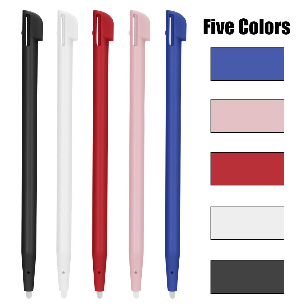 FENGWANGLI 2DS Stylus Pens Set, 10 Pcs Plastic Touch Pens, 5 Colors, Model RTT-2DS-00001