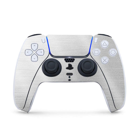MightySkins Glossy Glitter Gaming Skin for PS5 / PlayStation 5 Controller - Cold Steel | Durable High-Gloss Glitter Finish | Easy to Apply and Change Style | Made in The USA