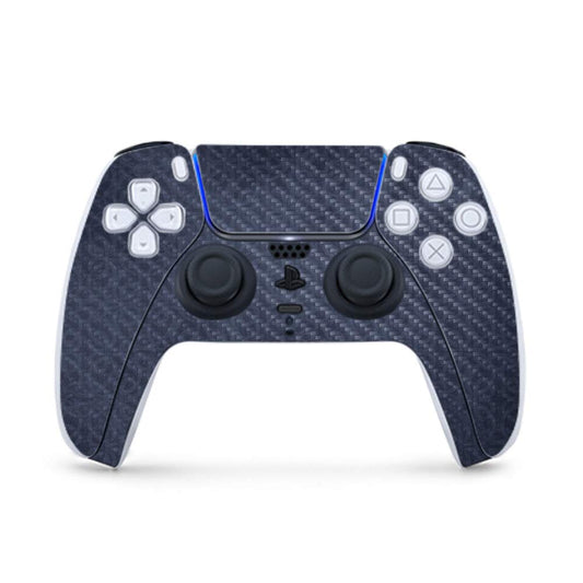 MightySkins Carbon Fiber Gaming Skin for PS5 / PlayStation 5 Controller - Charcoal Lattice | Durable Textured Carbon Fiber Finish | Easy to Apply | Made in The USA