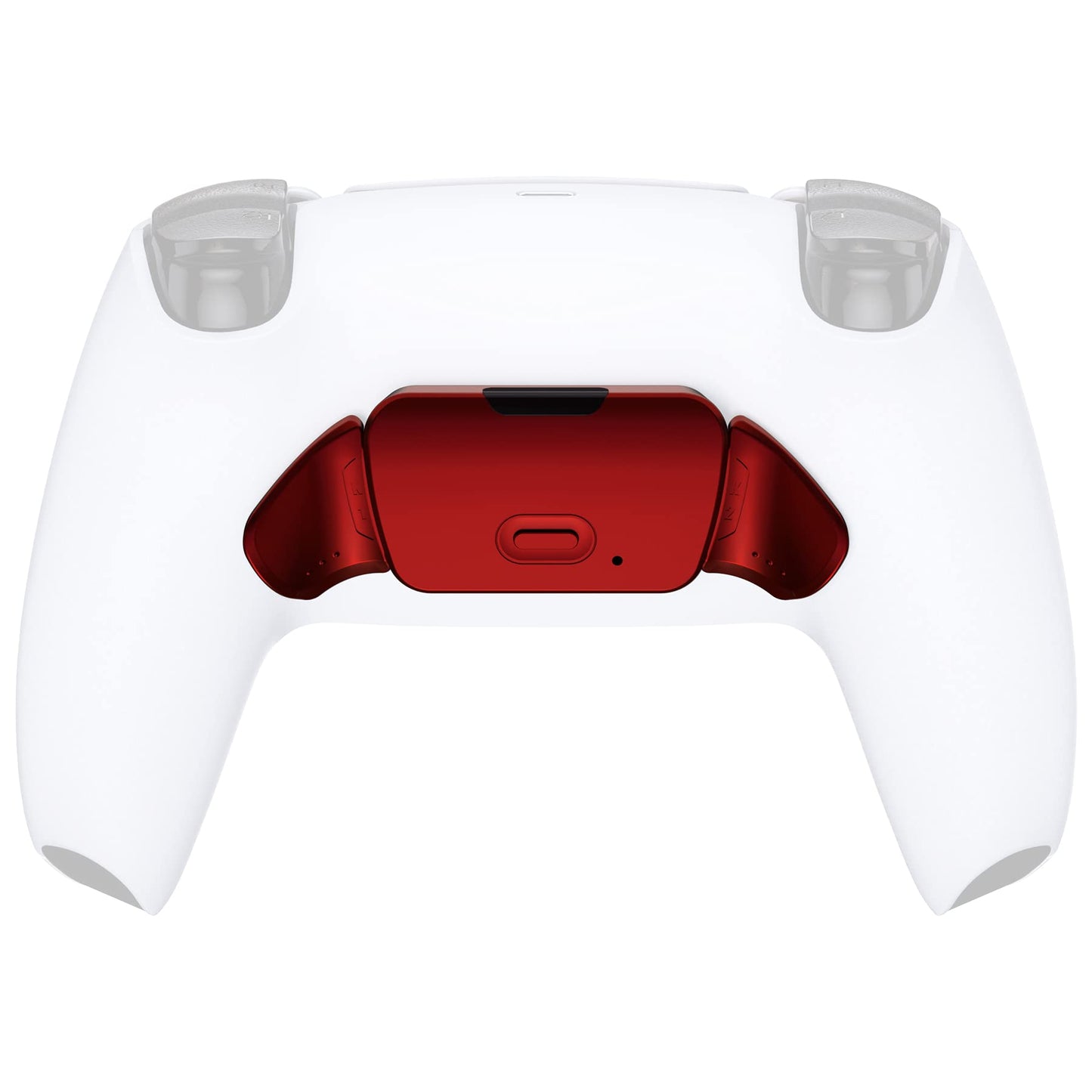 Scarlet Red Replacement Redesigned K1 K2 Back Button Housing Shell for PS5 Controller eXtremerate Rise Remap Kit - Controller & Rise Remap Board NOT Included