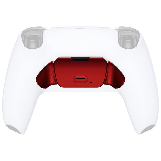 Scarlet Red Replacement Redesigned K1 K2 Back Button Housing Shell for PS5 Controller eXtremerate Rise Remap Kit - Controller & Rise Remap Board NOT Included