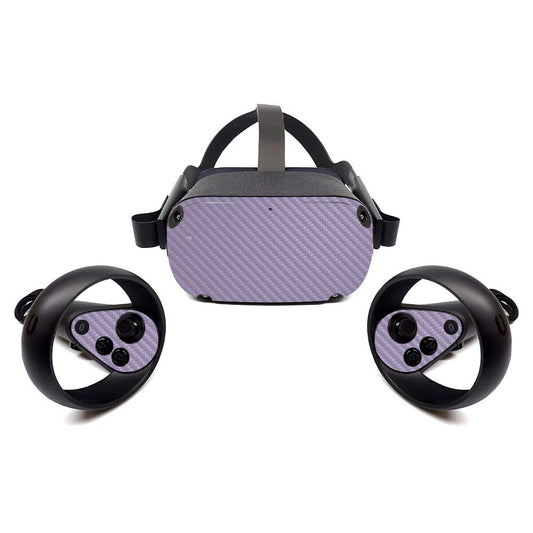 MightySkins Carbon Fiber Skin for Oculus Quest - Lavender | Protective  Durable Textured Carbon Fiber Finish | Easy to Apply  Remove  and Change Styles | Made in The USA (CF-OCQU-Solid Lavender)