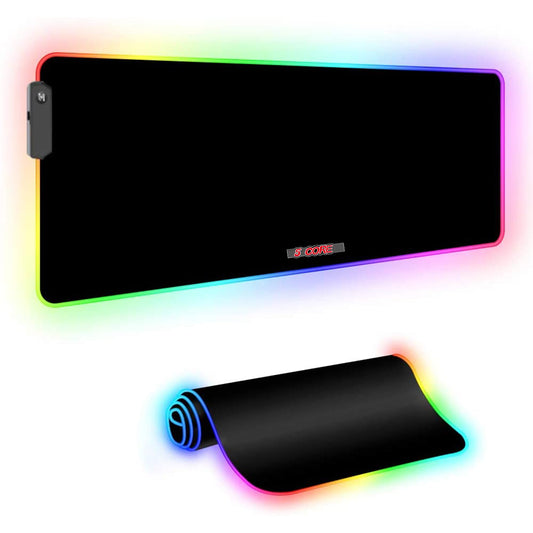 5 CORE RGB Gaming Mouse Pad - Large 31.5x11.8 with 12 Lighting Modes, Stitched Edges, Non-Slip Rubber Base, Model KBP 800 RGB
