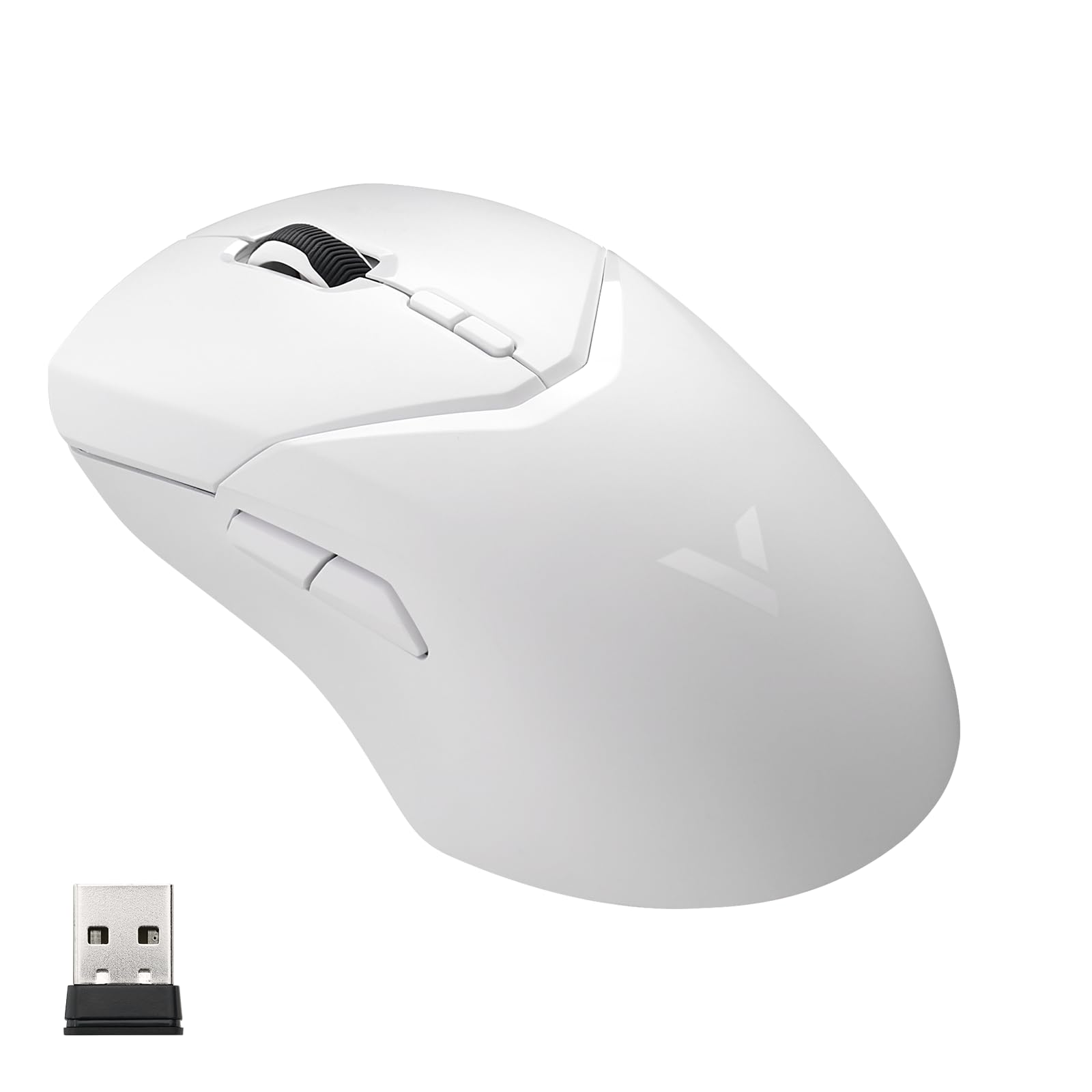 Rapoo VT9Pro Wireless Gaming Mouse - 26000 DPI, 1ms Response, 10 Programmable Buttons, Lightweight, White