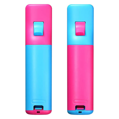 JYELUK Wii Remote Controller 2 Pack - Compatible with Nintendo Wii, Includes Wrist Straps, Pink & Blue