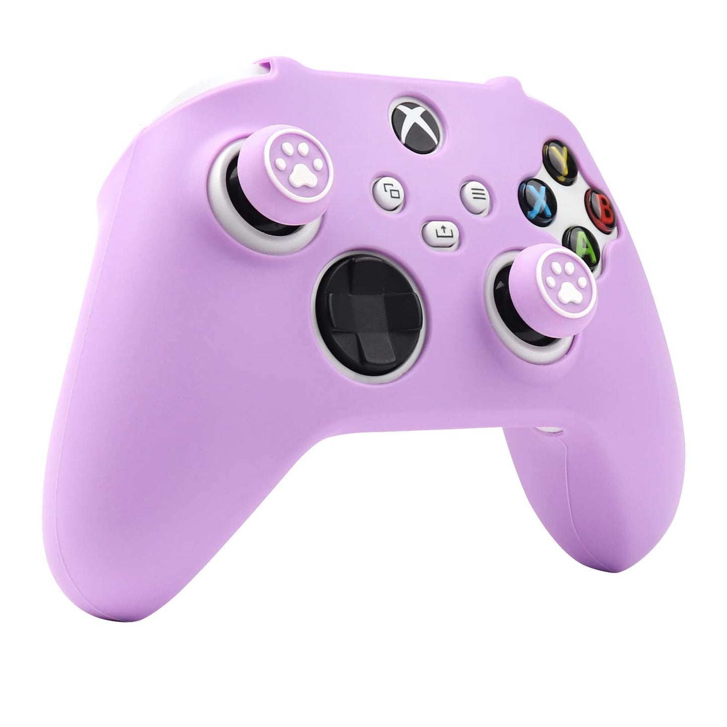 RALAN Xbox Series Controller Skin - Anti-Slip Silicone Cover with 6 Purple Thumb Grips