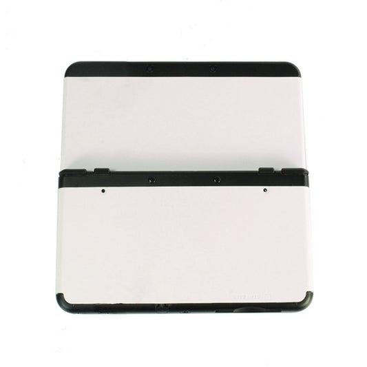 for New 3DS 2015 Version Front Back Faceplate Plates Upper & Back Battery Housing Shell Case Cover (White)