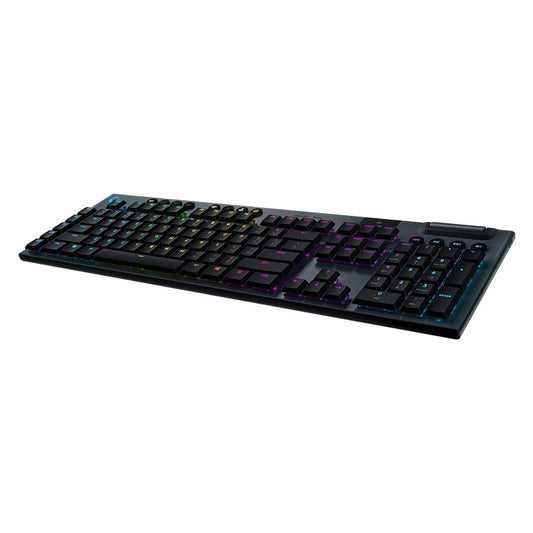 Logitech G915 LIGHTSPEED RGB Mechanical Gaming Keyboard, Low Profile GL Clicky Key Switch, LIGHTSYNC RGB, Advanced LIGHTSPEED Wi