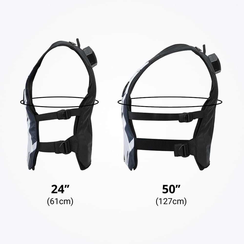 bHaptics TactSuit Air & Sleeve Bundle - Complete VR Experience, Ash Color, Model 8809669640501