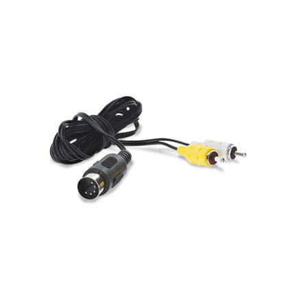 Tomee AV Cable for Sega Genesis Model 1 - High-Quality Composite Video & Audio Connection, Black