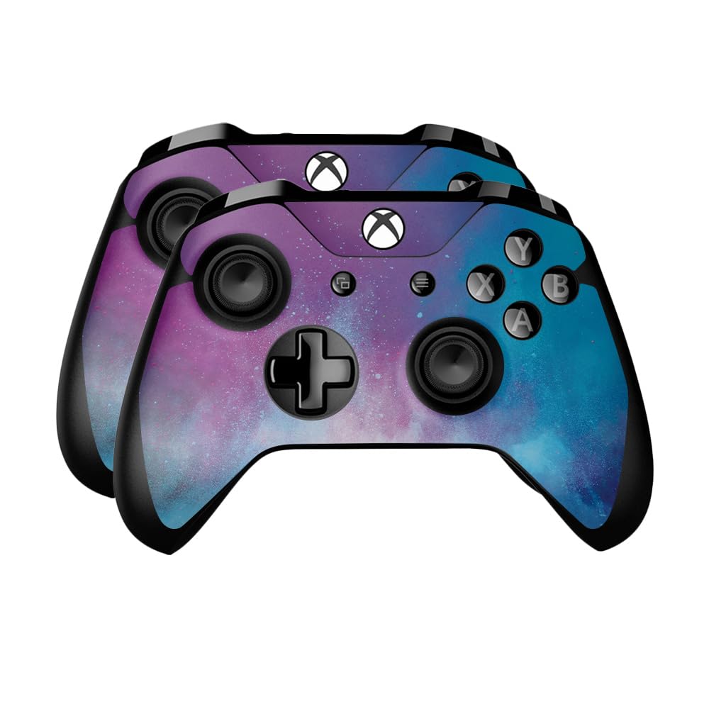 Skin Compatible with Microsoft Xbox One Controller (2 Pack) - Cotton Candy Sky - Premium 3M Vinyl Protective Wrap Decal Cover - Easy to Apply | Crafted in The USA by MightySkins