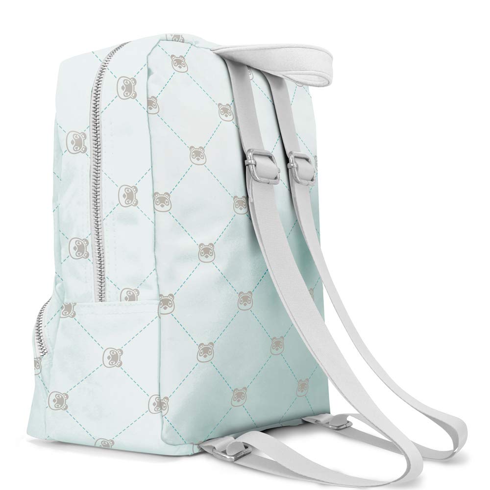 Controller Gear Animal Crossing Small Backpack - Tom Nook Quilted Travel Bag for Nintendo Switch Console & Accessories, Model: BANIXXMPN-0MNKQ