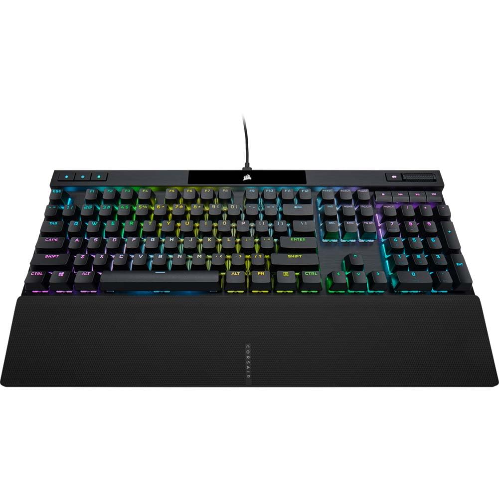 Corsair K70 PRO RGB Optical-Mechanical Gaming Keyboard - OPX Switches, PBT Keycaps, 8,000Hz, Black, Model CH-910941A-NA