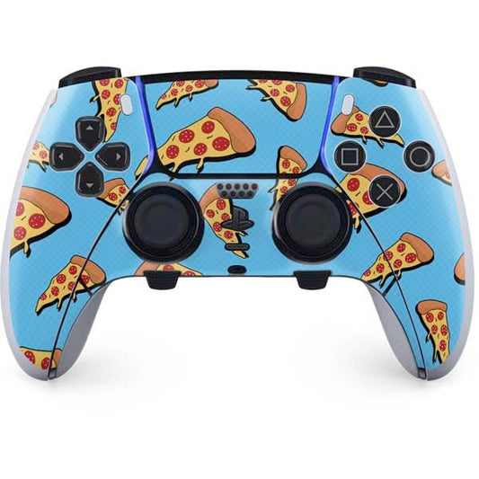 Skinit Decal Gaming Skin Compatible with PS5 DualSense Edge Pro Controller - Pizza Foodie Design