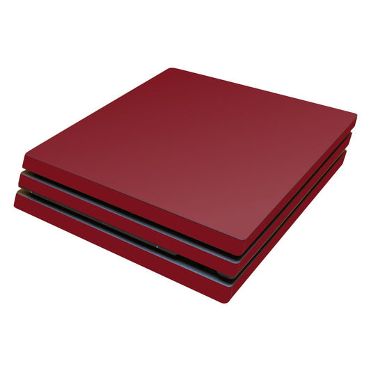 MIGHTY SKINS PS4 Pro Skin - Solid Burgundy Vinyl Decal Wrap, Durable & Protective, Easy Application, Model SOPS4PRO-Solid Burgundy
