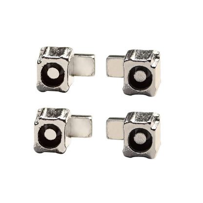 iParto Replacement Latches for Nintendo Switch/OLED Joycon - Silver Lock Buckles with Screws & Springs