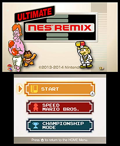 Nintendo Selects Ultimate NES Remix for 3DS - Original Version, Model CTRPBFR5