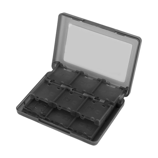 OUKENS Switch Game Case, 28 in 1 PP Plastic Black Game Card Storage Box Case Holder, for Nintendo DSL LL