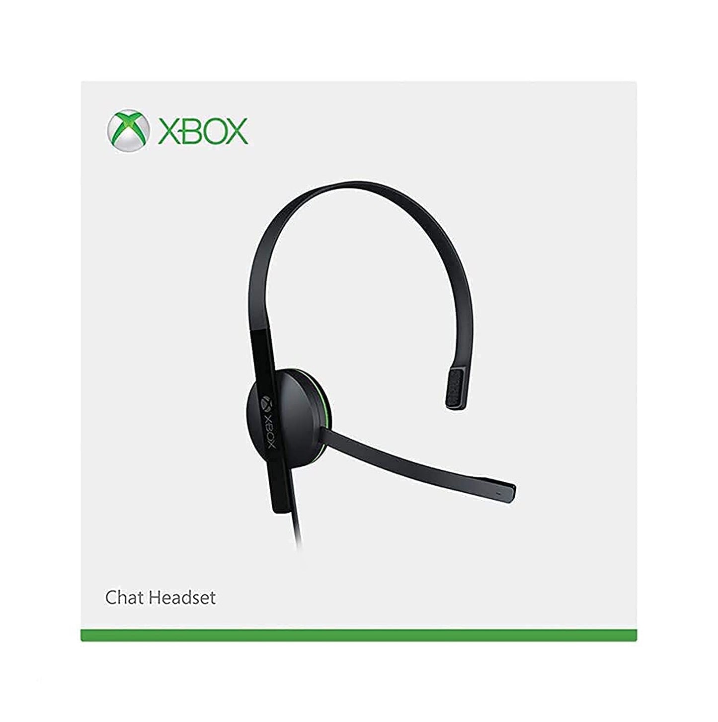 Xbox Official One Chat Headset, Model S5V-00015, Black, Plastic Material