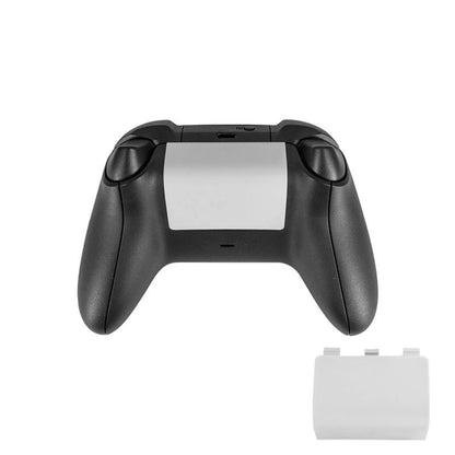 E-outstanding Xbox One/Xbox One S Battery Door Back Cover Replacement, Model BBCONEWC-W4, White, 4Pcs