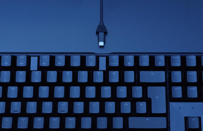 Cherry MX Board 3.0 S Wired Mechanical Keyboard - Aluminum, MX Red Silent Switches, Black, Model G80-3874LWAUS-2