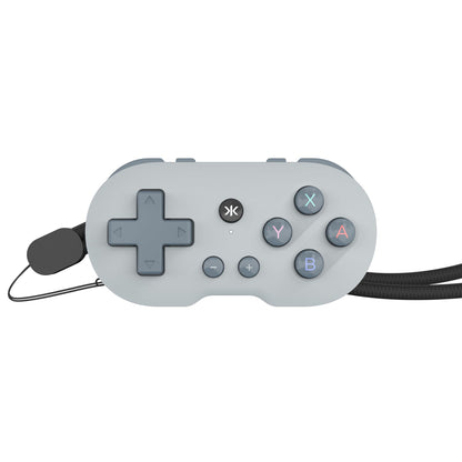 CRKD ATOM Collectible Keychain Controller - Mini Size, OG Grey for Nintendo Switch, PC, Mac, Mobile, Smart TV (Model 24-AT)