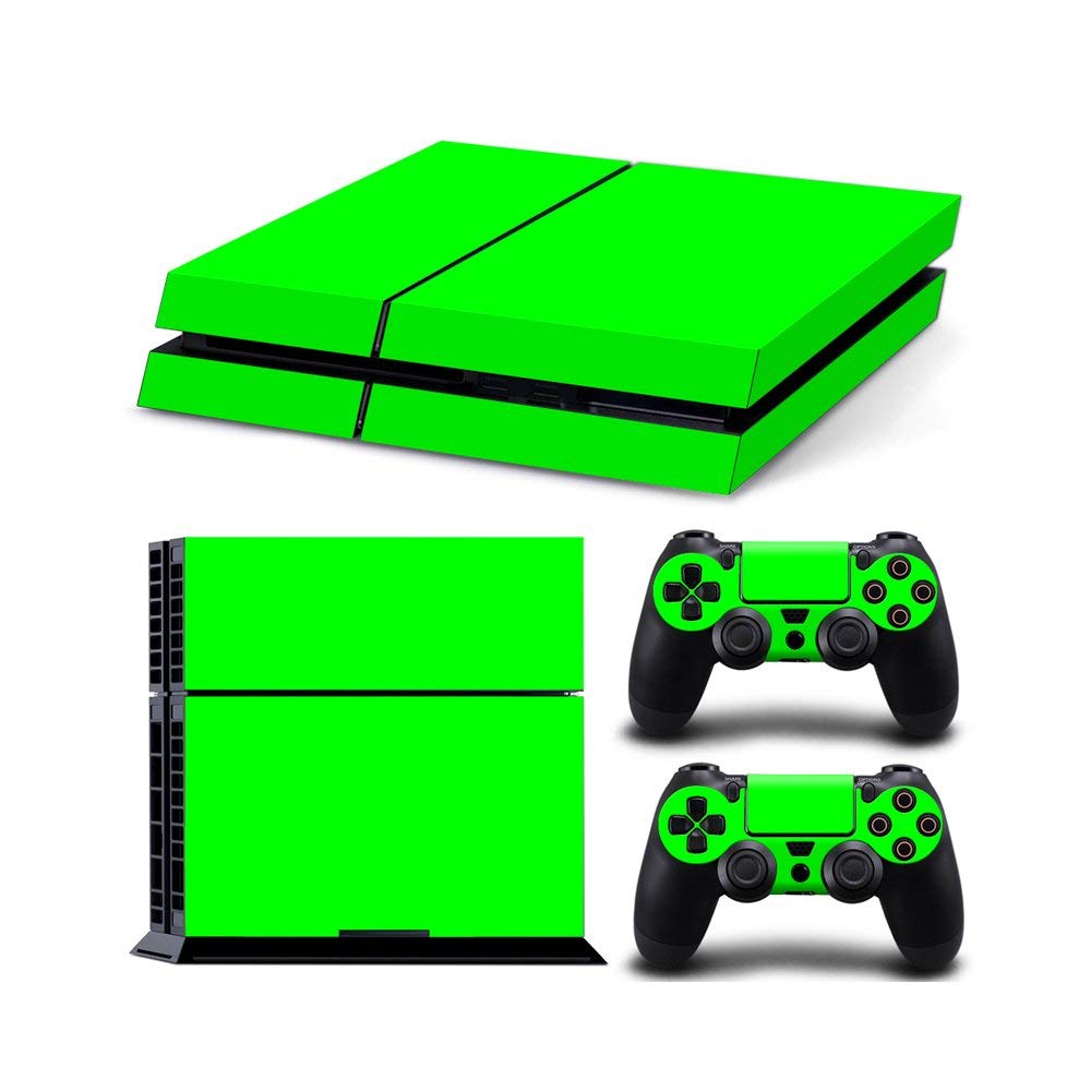 Gam3Gear Vinyl Sticker Decals Skin for PS4 Console & Controller - Green, Model TN-PS4 (Not for PS4 Slim/Pro)